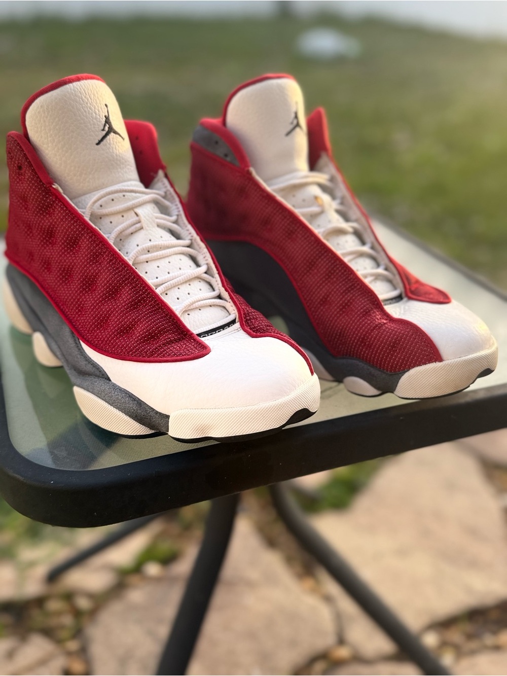 Jordan retro 13 flint gym red size 12 w box - Picture 4 of 16